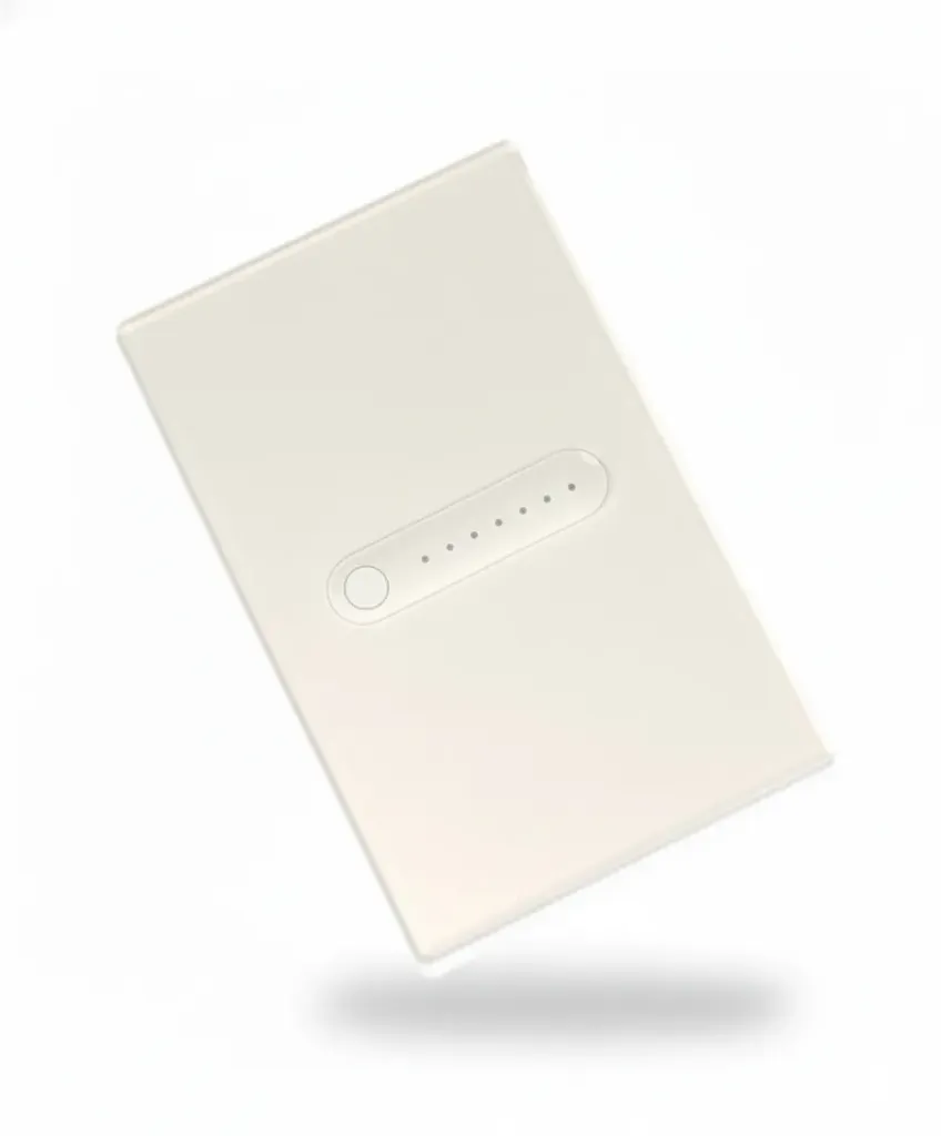 Interruptor Dimerizable Inteligente Sencillo Blanco Miletto M-IWDT1B