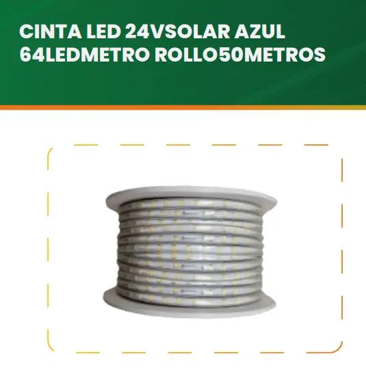 [ISL87] Cinta LED 24V/solar Azul 64led*metro Rollo*50metros" (vta X Mtr) - Mercury Promax ISL87