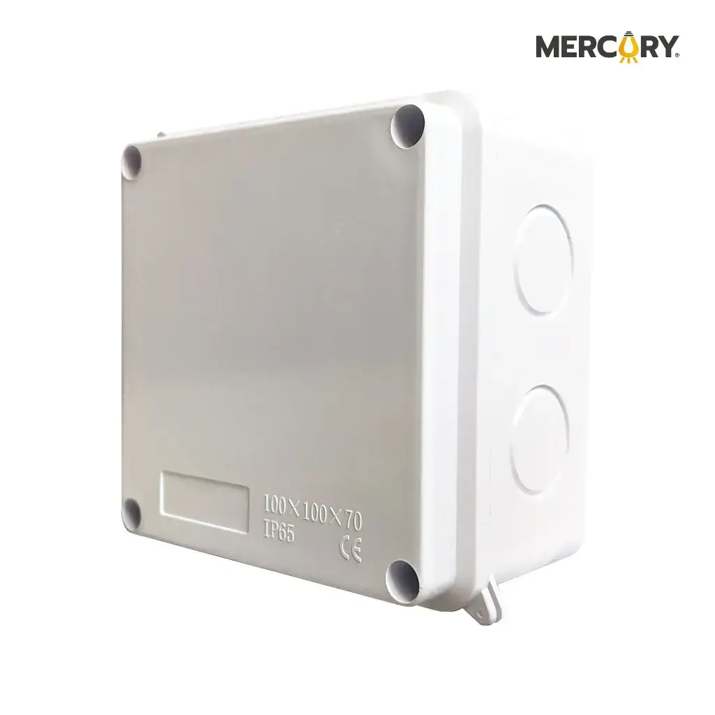 CAJA PASO 10X10X7 ABS BLANCO MERCURY PROMAX - EMP29