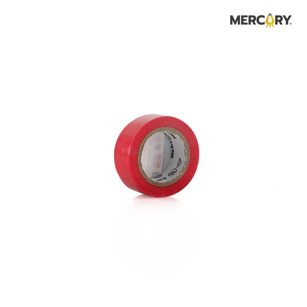 [ECA21] Cinta Aislante 5 M Roja Mercury Certificacion UL - ECA21