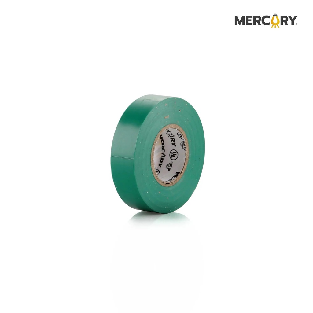 Cinta Aislante 15 M Verde Certificacion UL- Mercury ECA16