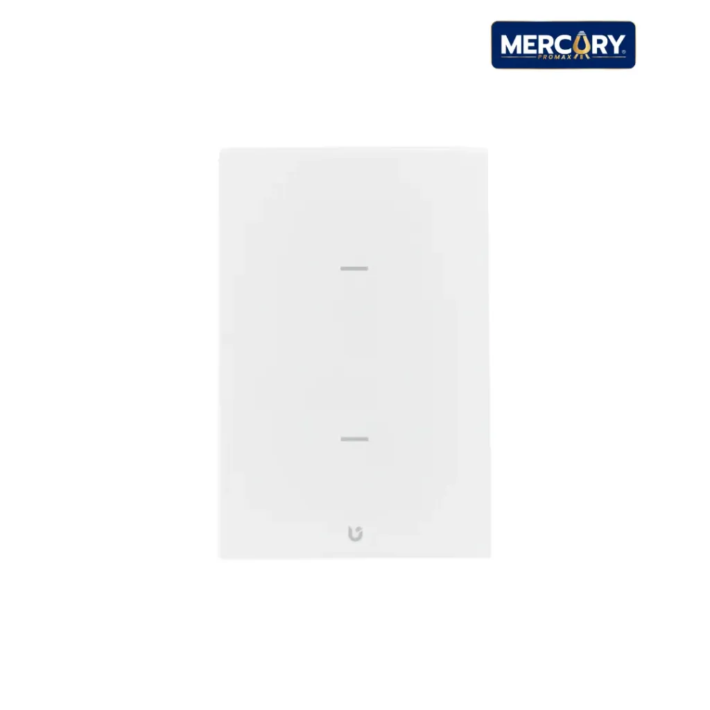 [TIC49] Interruptor Doble Smart Home Touch Blanco WIFI GEN2 - Mercury TIC49