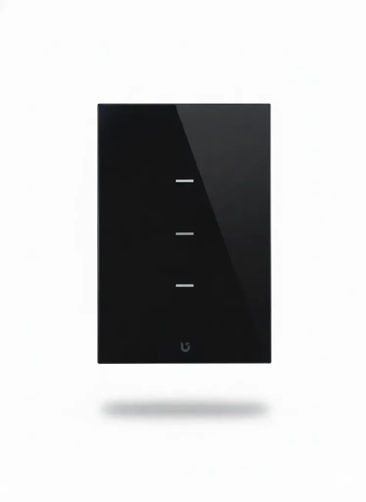 Interruptor Triple Smart Home Touch Negro WIFI GEN2 - Mercury TIC55