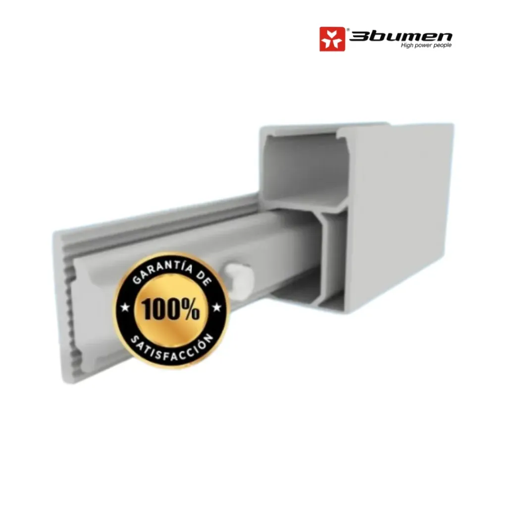 [01-02665] Unión para Riel Solar 120 Mm 3BUM 01 - 02665