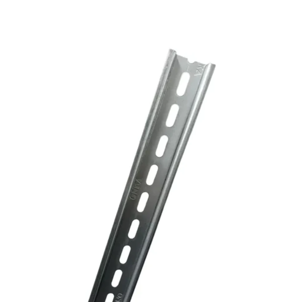 Riel Omega 1 Mt Calibre 20 Ranurado Cobre DLE