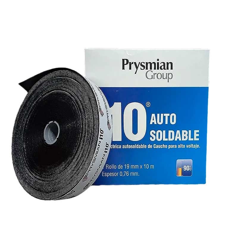 Cinta Autofundente I10 19Mm X 10Mt  Negro Prysmian dle