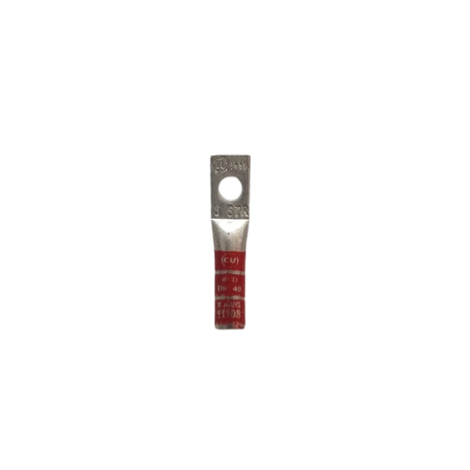 [3CC1TL1008] Borna Terminal Cu 8 Awg B/Largo Rojo Quality DLE