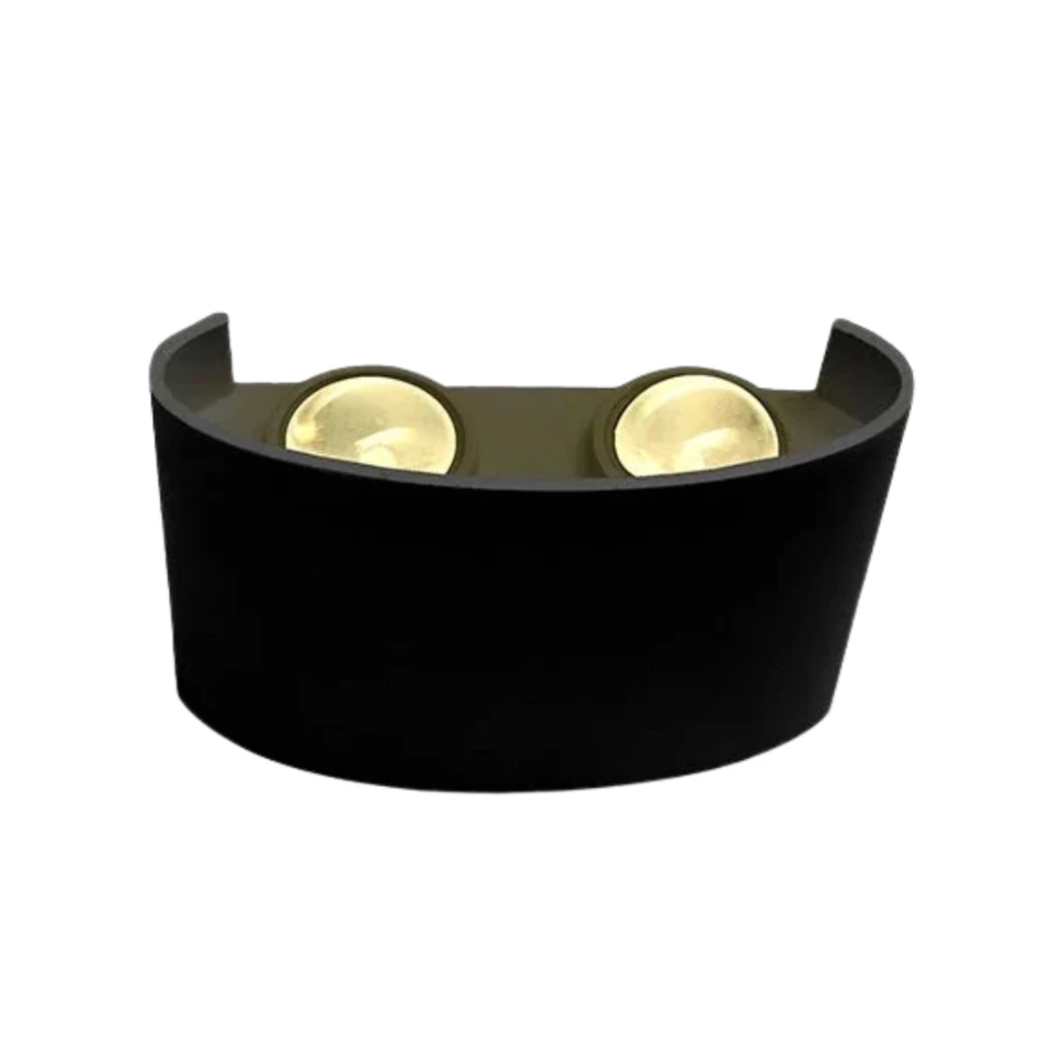 [IDL162] Aplique LED Up&down 4W ABS Negro/3000k - Mercury IDL162