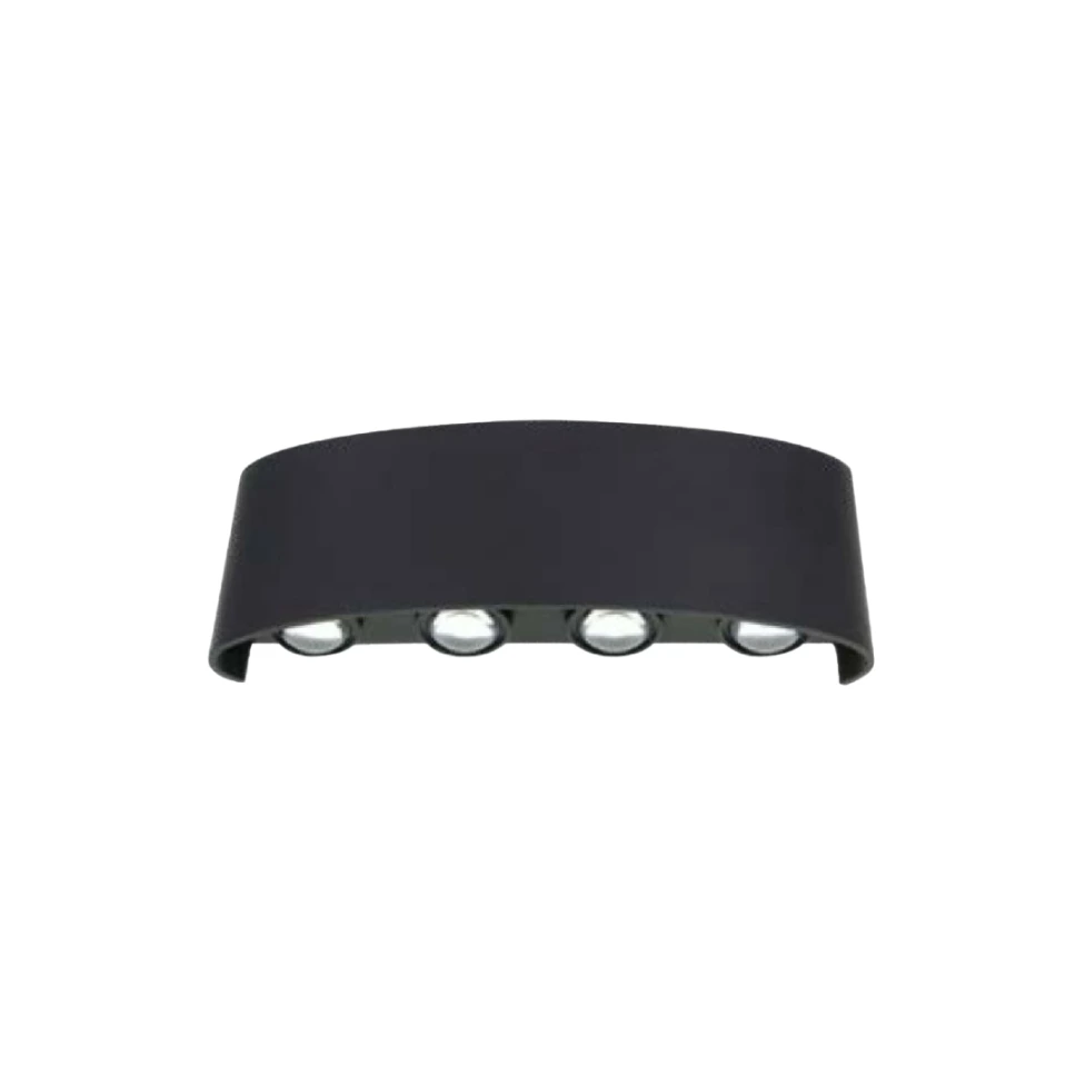 [IDL164] Aplique LED Up&down 8W ABS Negro/3000k - Mercury IDL164