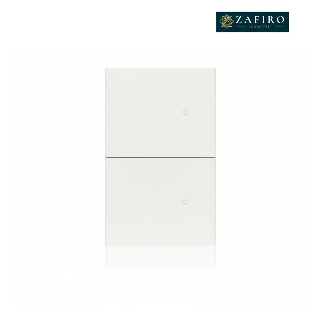 Interruptor Doble Blanco Smart Elegance - Zafiro ZFR663