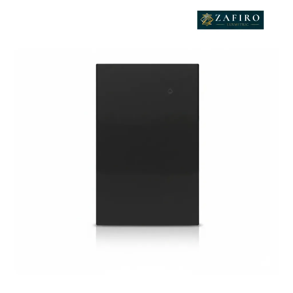 Interruptor Sencillo Negro Smart Elegance Zafiro ZFR665