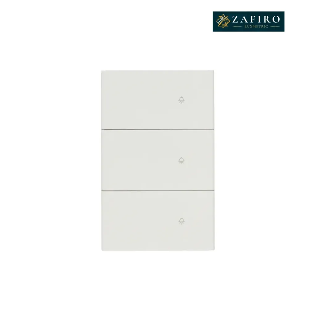 [ZFR664] Interruptor Triple Smart Zafiro Smart Elegance Blanco - ZFR664