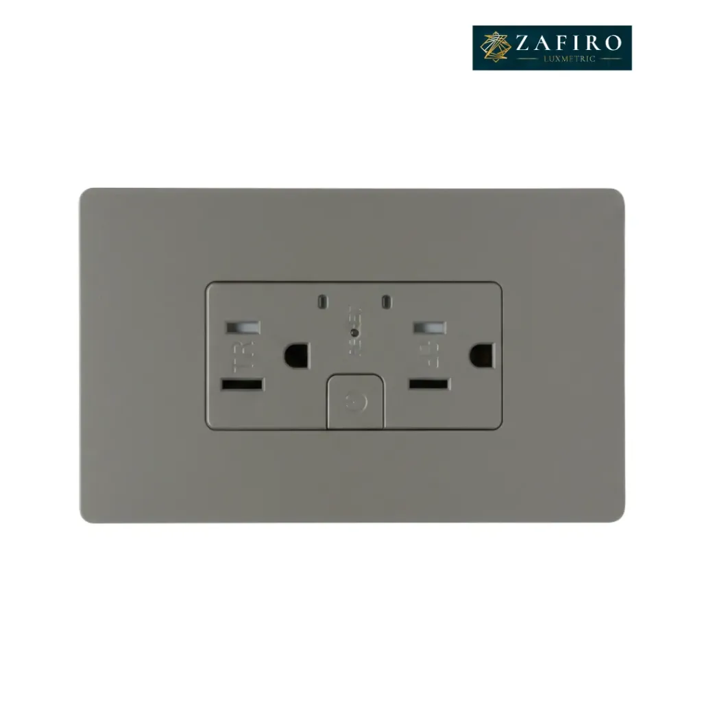 [ZFR670] Toma Corriente Doble Smart Zafiro Smart Elegance Silver - ZFR670