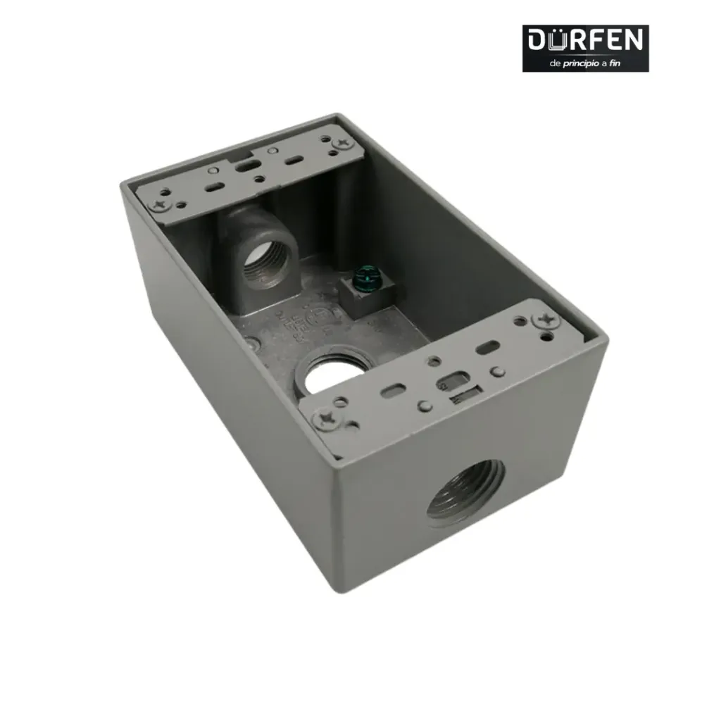 [ZFR260] Caja 4X2 3 Salidas 1/2" - Zafiro ZFR260