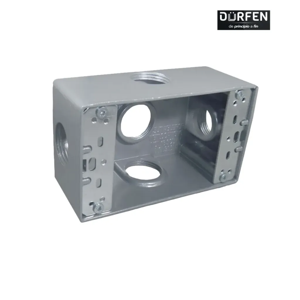 [ZFR261] Caja 4X2 5 Salidas 1/2" - Zafiro ZFR261