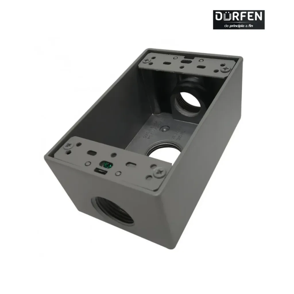 [ZFR262] Caja 4X2 3 Salidas 3/4" - Zafiro ZFR262