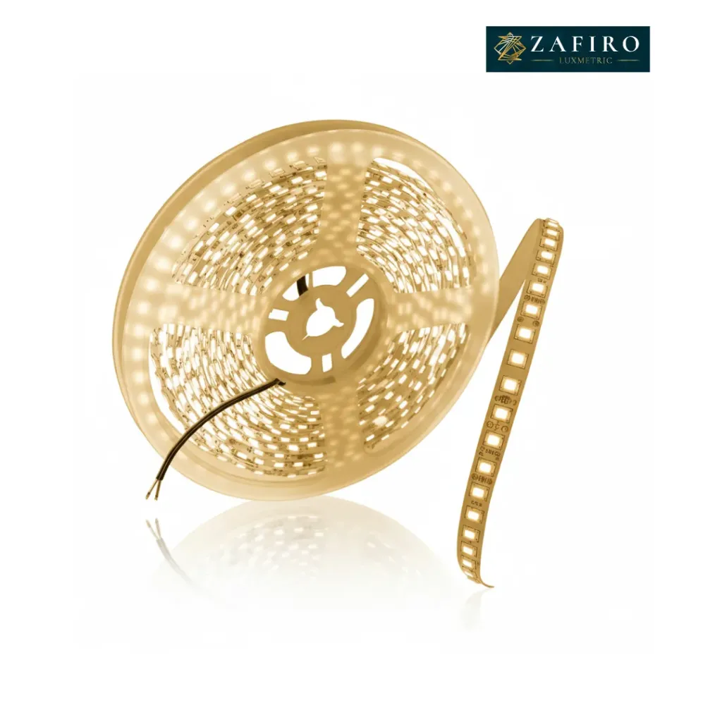 Cinta LED High Lumen 110V Luz Calida 3000K 10 Metros Con Adhesivo Zafiro ZFR109