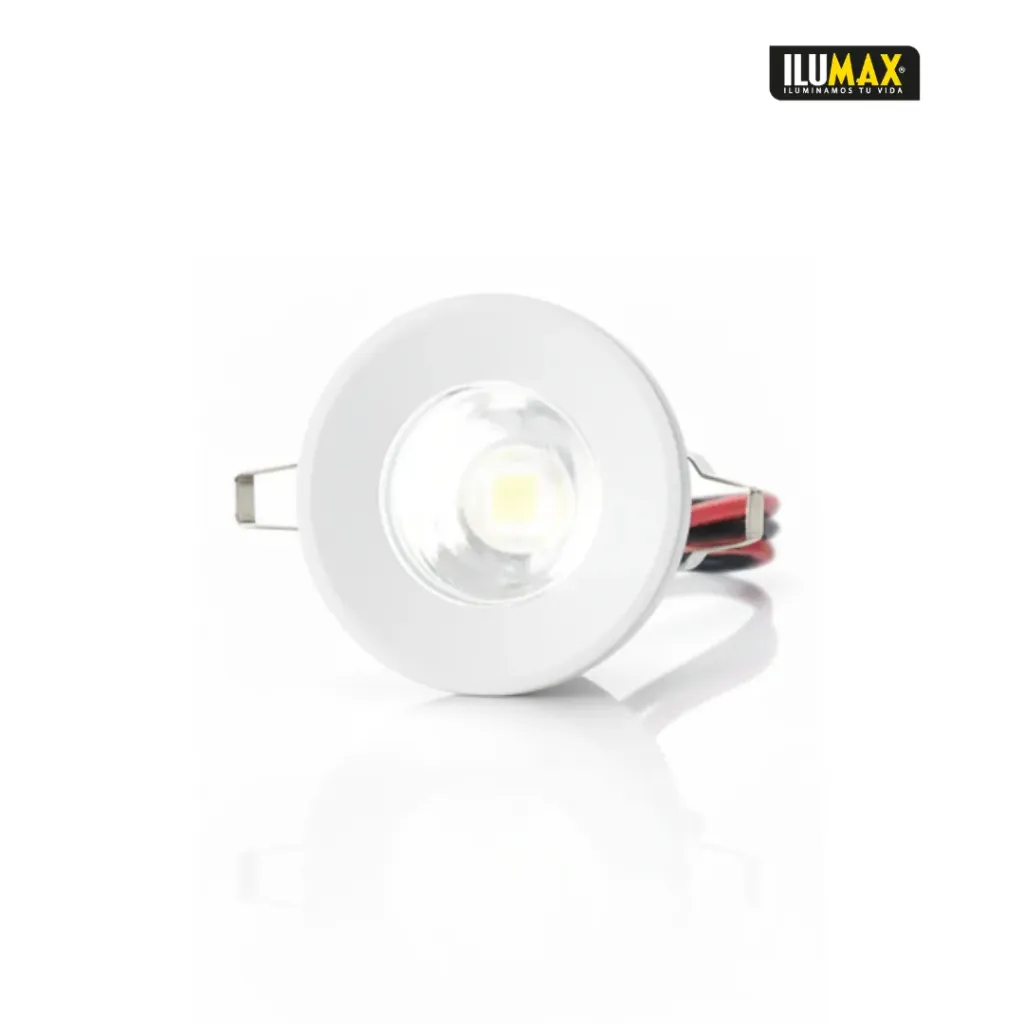 Mini Downlight LED Incrustar 1W Luz Blanco - Ilumax 1786