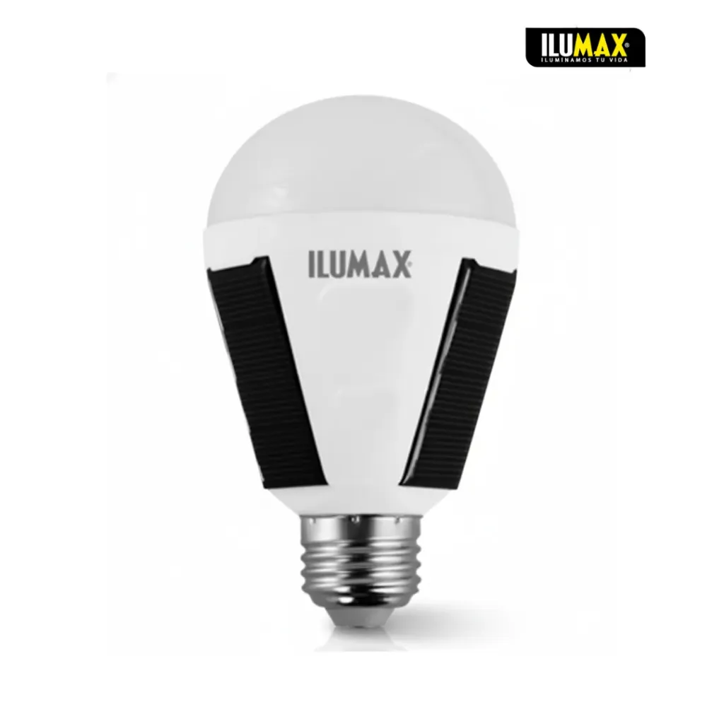 [1460] Bombillo Solar LED Recargable 7W E27 - Ilumax 1460