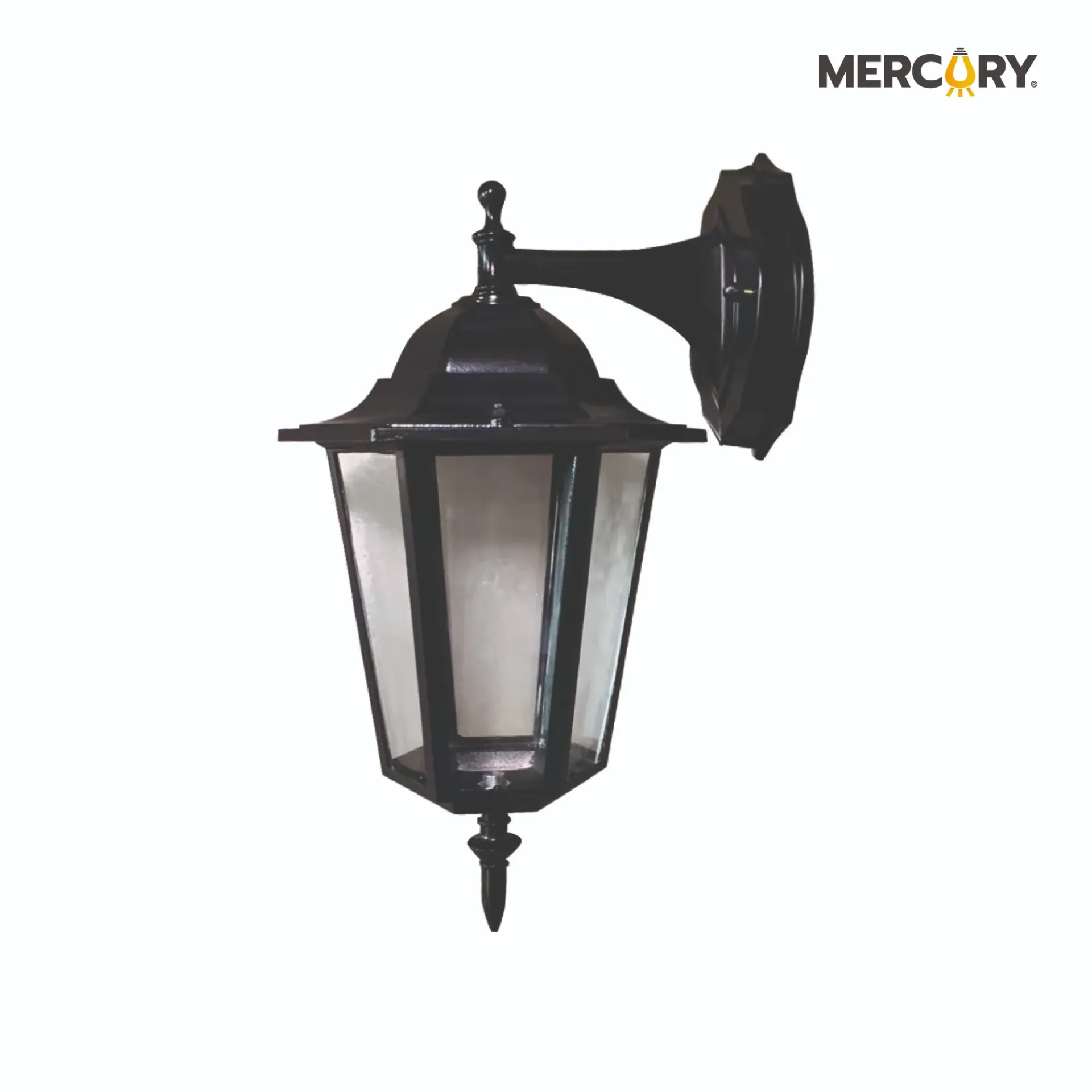 [IDL91] Farol Negro Base E27 Aluminio/Mod 02 16x20x37 Cm - IDL91