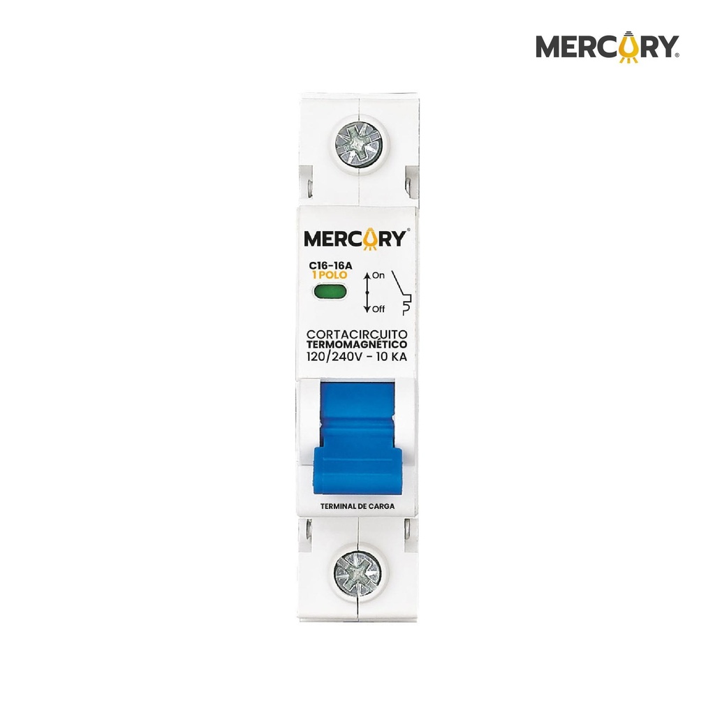 Breaker riel 1p 16a Mercury Promax - ebm25