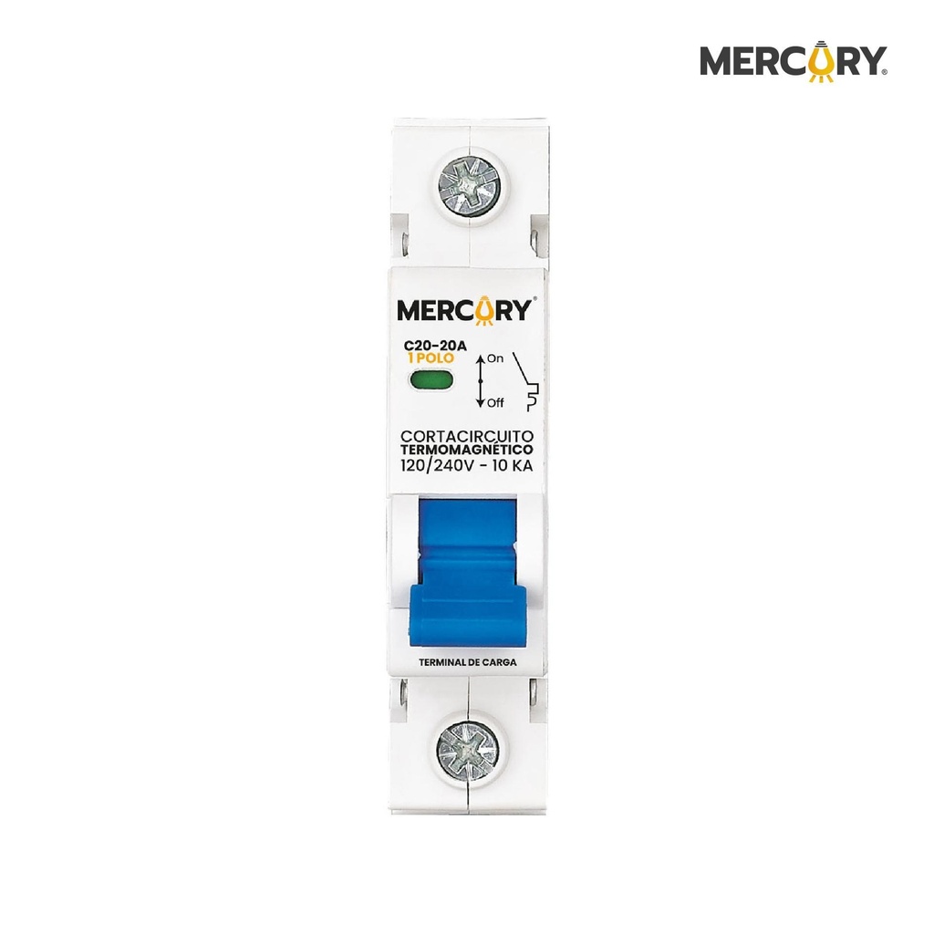 [EBM26] Breaker para Riel 1P 20A - Mercury Promax EBM26