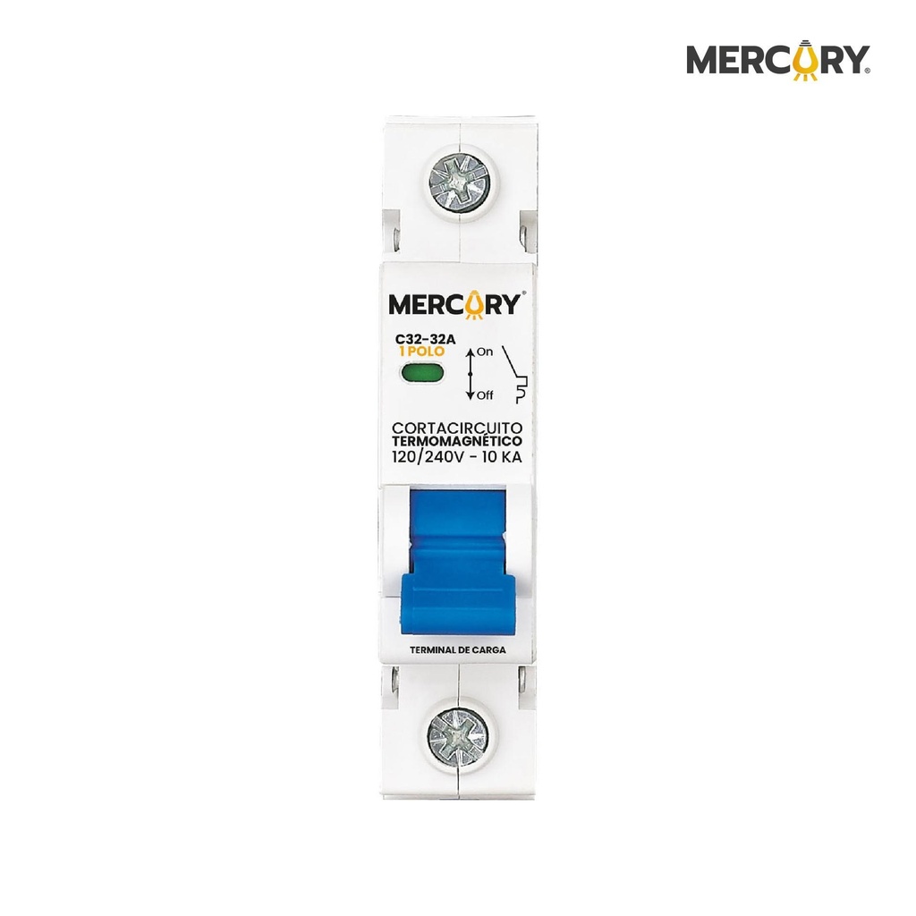 [EBM28] Breaker para Riel 1P 32A - Mercury Promax EBM28