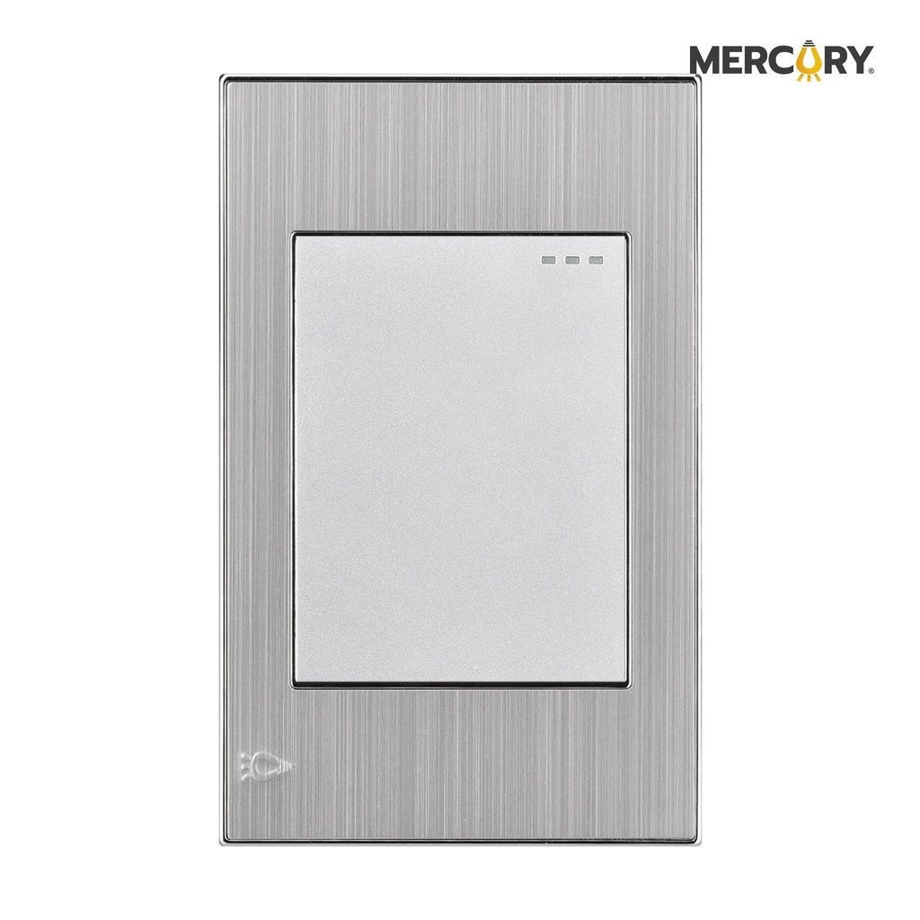 Interruptor Sencillo Conmutable Stainless - Mercury Promax ETI43