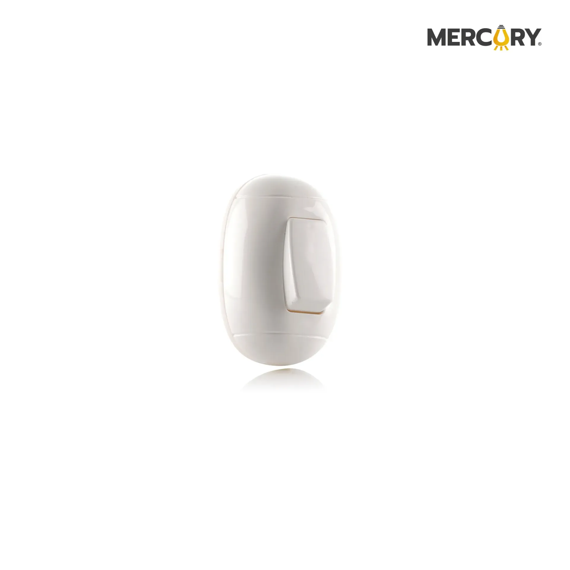 Interruptor Sobreponer Blanco de Lujo - Mercury Promax ETI01