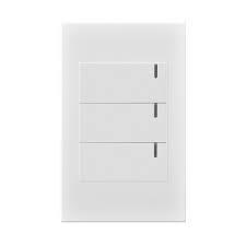Interruptor Triple Conmutable Premium Blanco - Mercury Promax ETI36