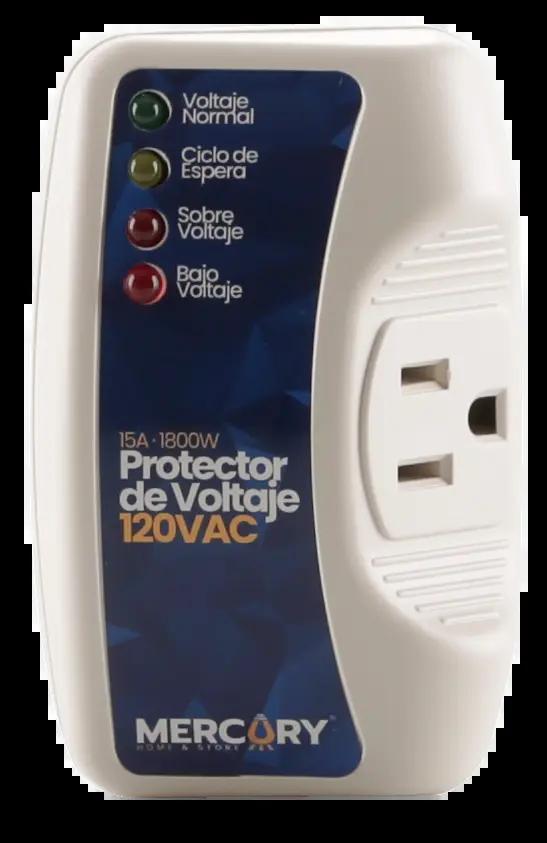 PROTECTOR DE VOLTAJE 15A 1800W 120V AC BLISTER MERCURY - ECA110