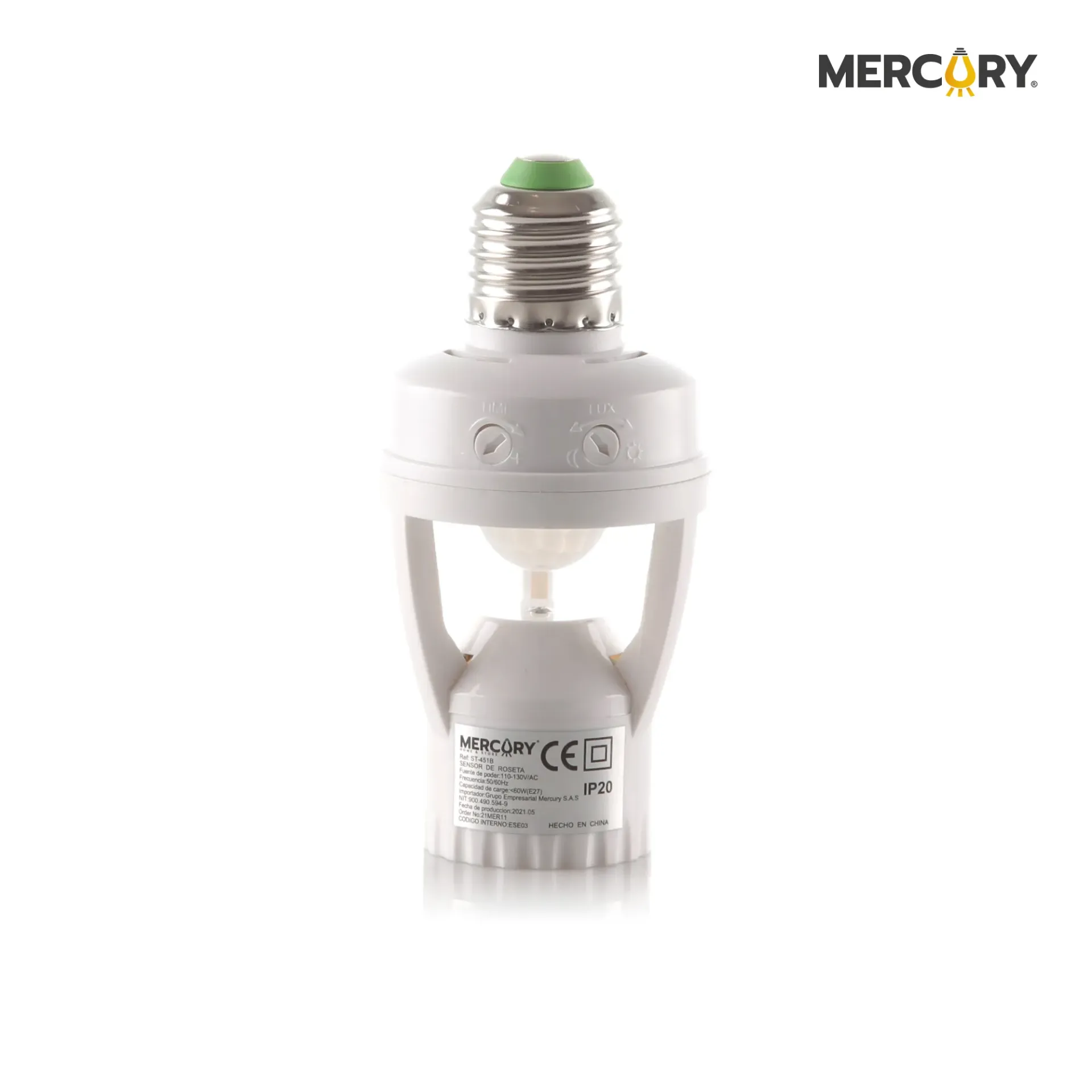 Sensor Roseta E27 - Mercury Promax ESE03