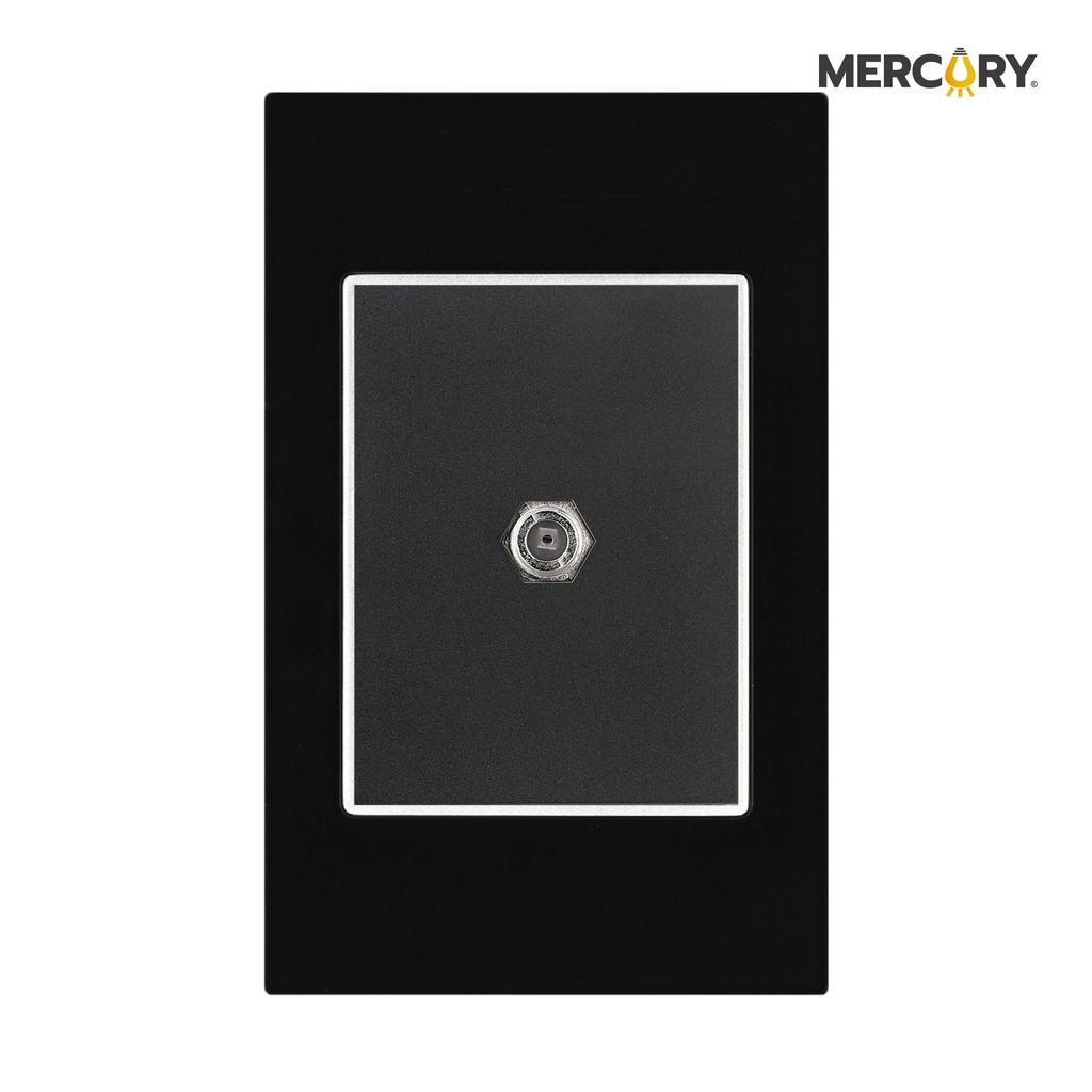 Toma Coaxial Black Mirror - Mercury Promax ETI59