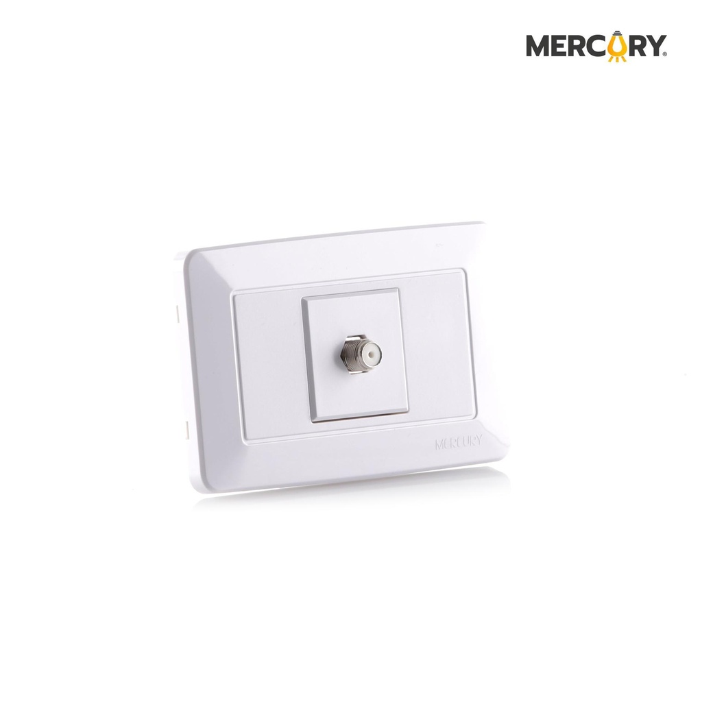 Toma Coaxial Blanco 118Z - 18 - Mercury Promax ETI15
