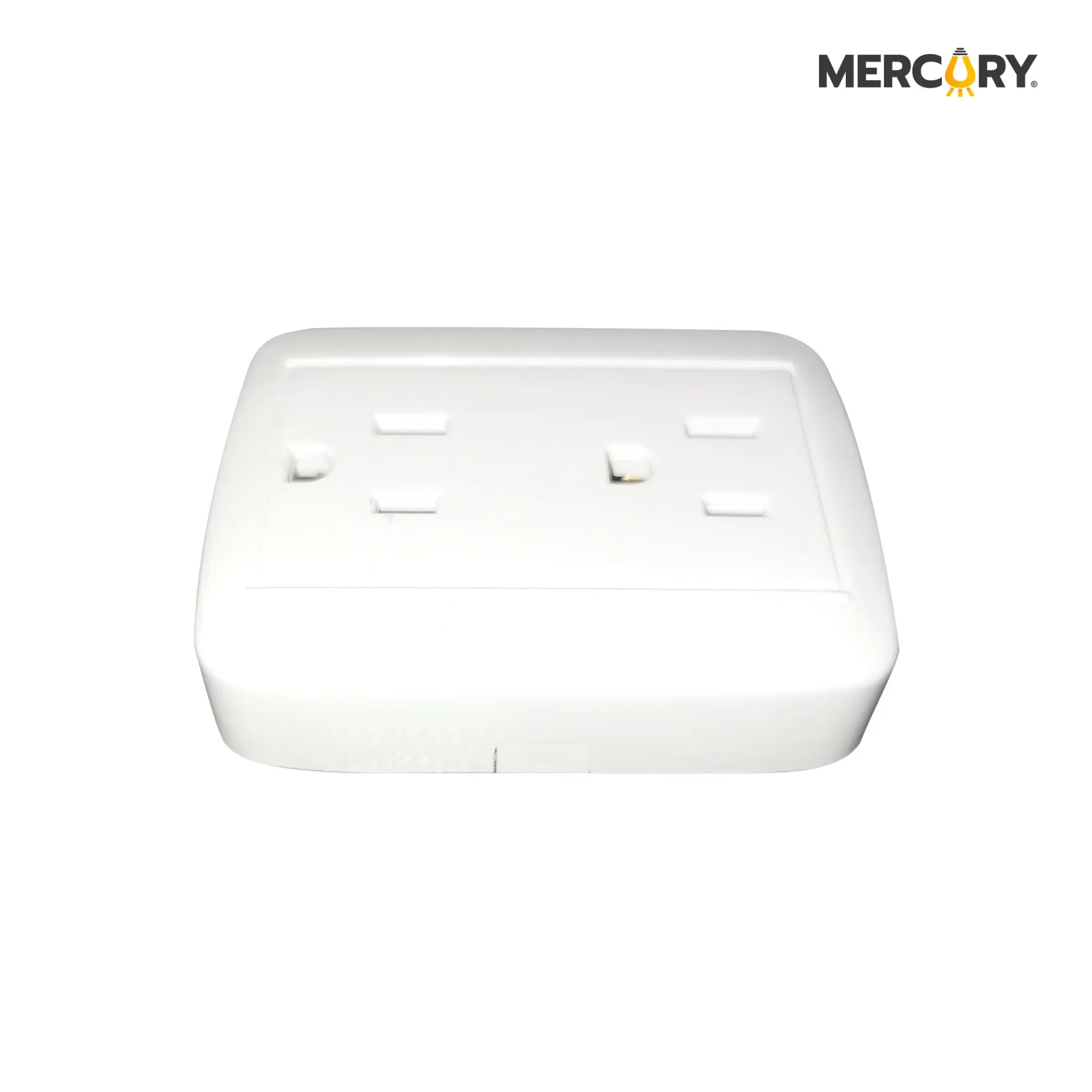 Toma doble polo tierra sobre poner basic blanco Mercury Promax - eti85