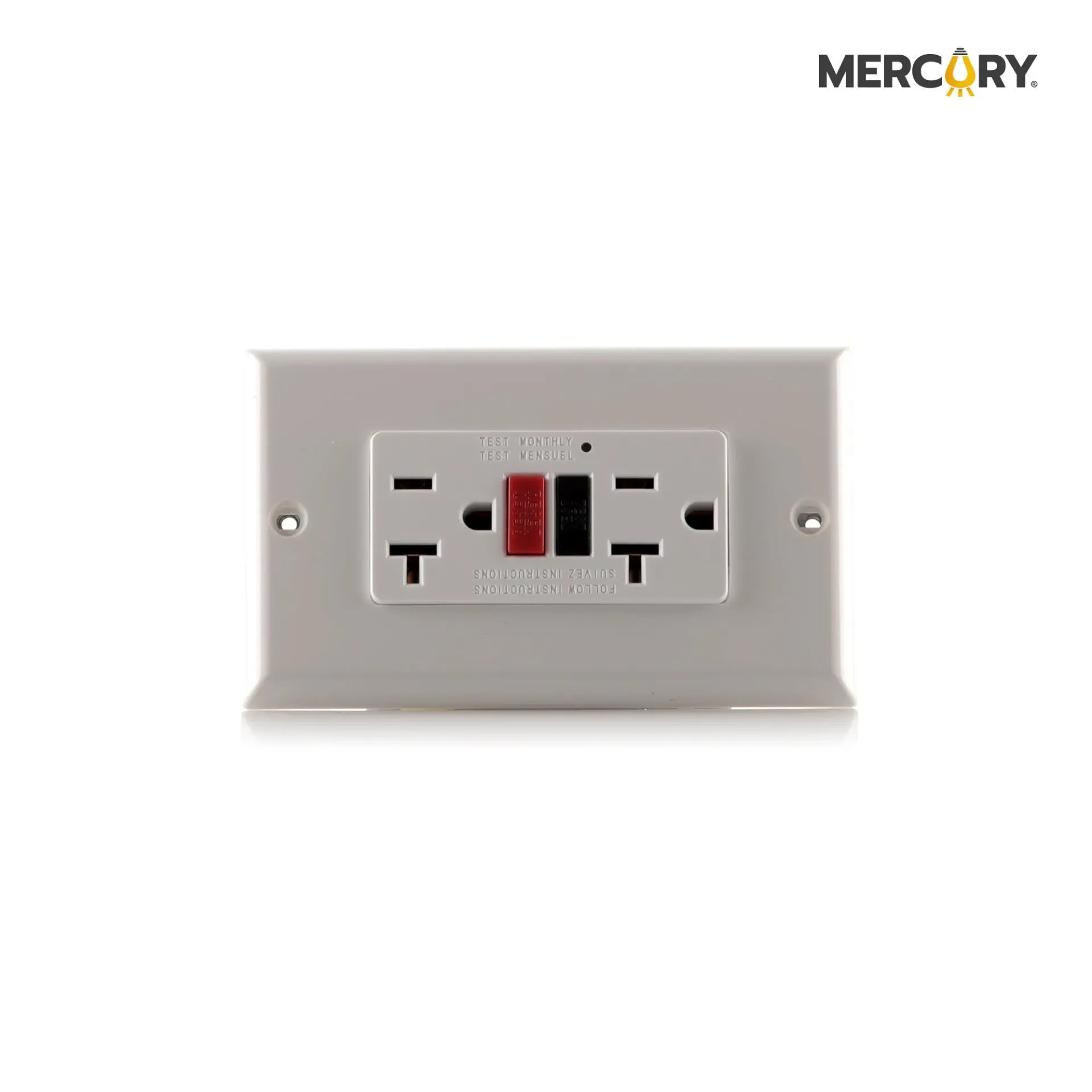 Toma Gfci 20A Blanco - Mercury Promax ETI05