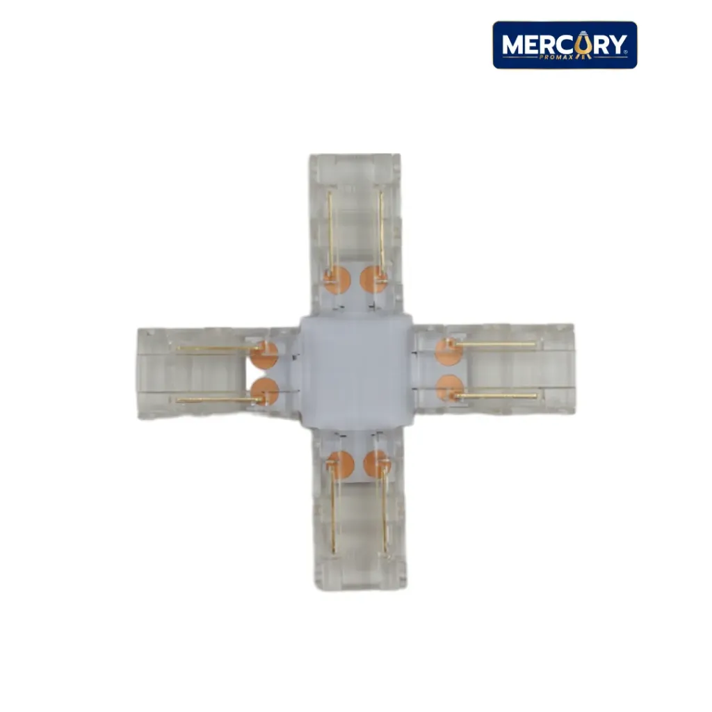 [ICL196] Unión Cruz Para Cinta LED COB/2835 120V Mercury ICL196