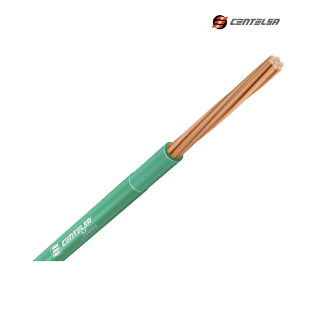 [200351R1VR] Cable de Cobre 14 Verde AWG THHN/THWN 90°C Centelsa DLE