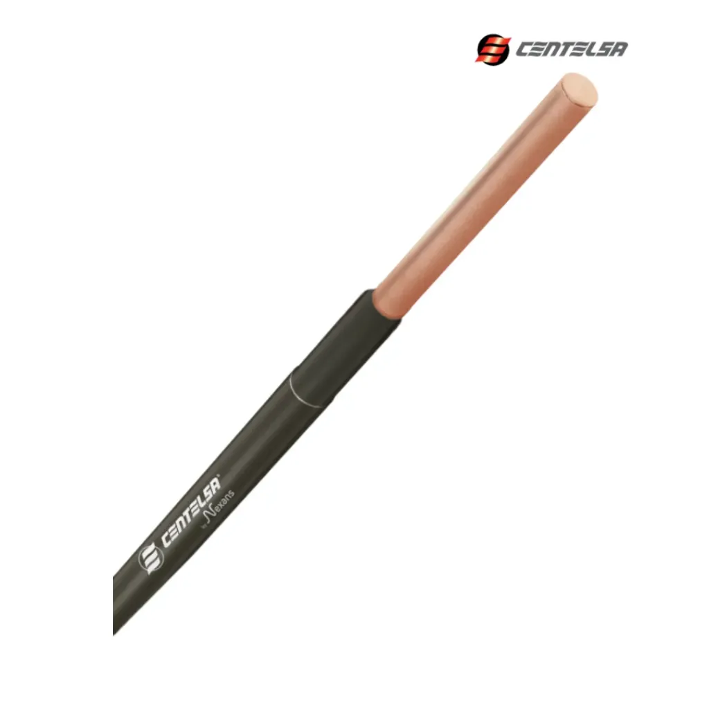 [200300R1NG] Alambre de Cobre 14 Negro AWG THHN/THWN 90°C Centelsa DLE