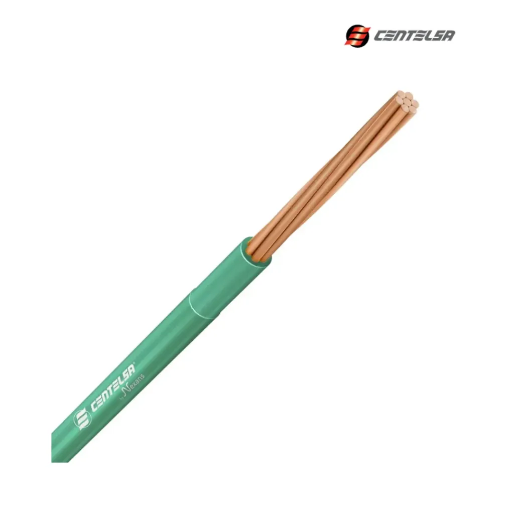 [CEC02010006] Cable Cu 8 Thhn Thwn 90C Verde Centelsa DLE