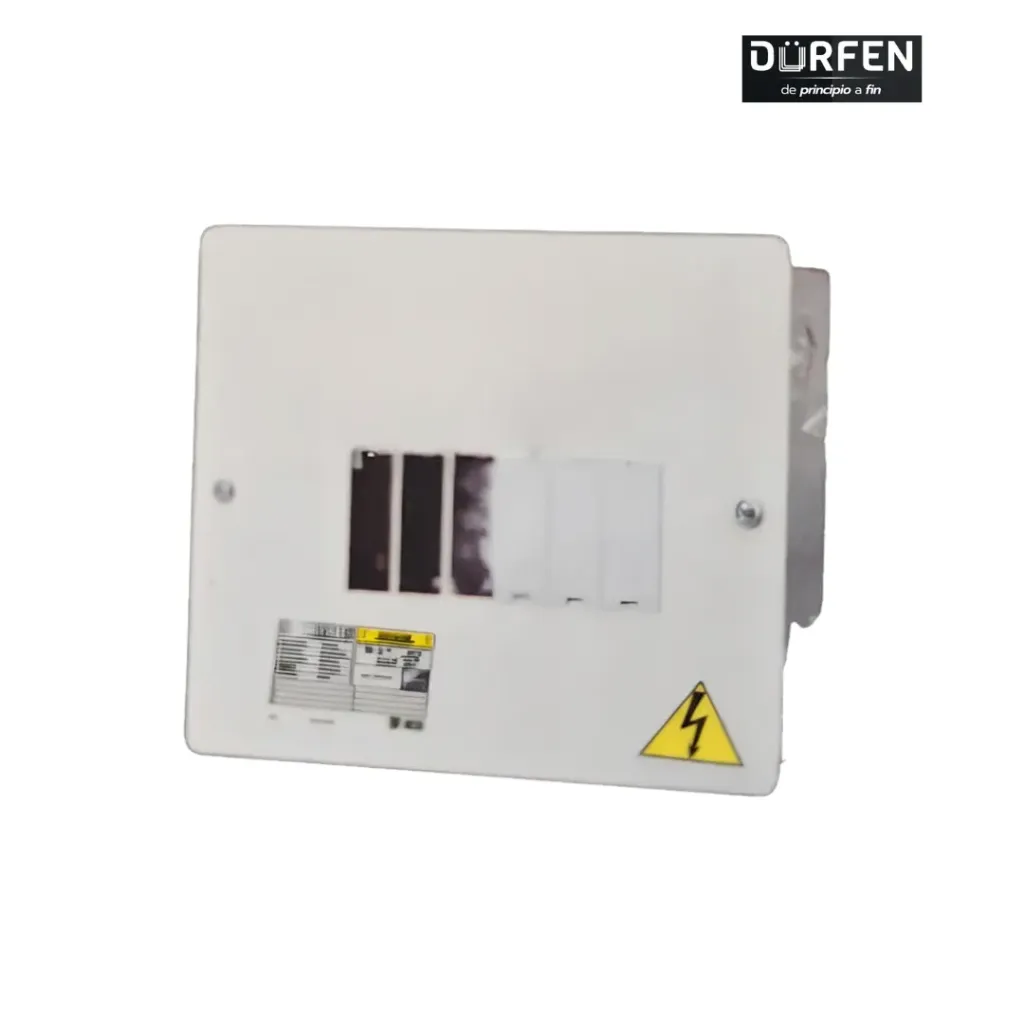 [ZFR937] Tablero Monofasico Bimetalico Tapa Lisa Metalica - 6 Puestos ZFR937
