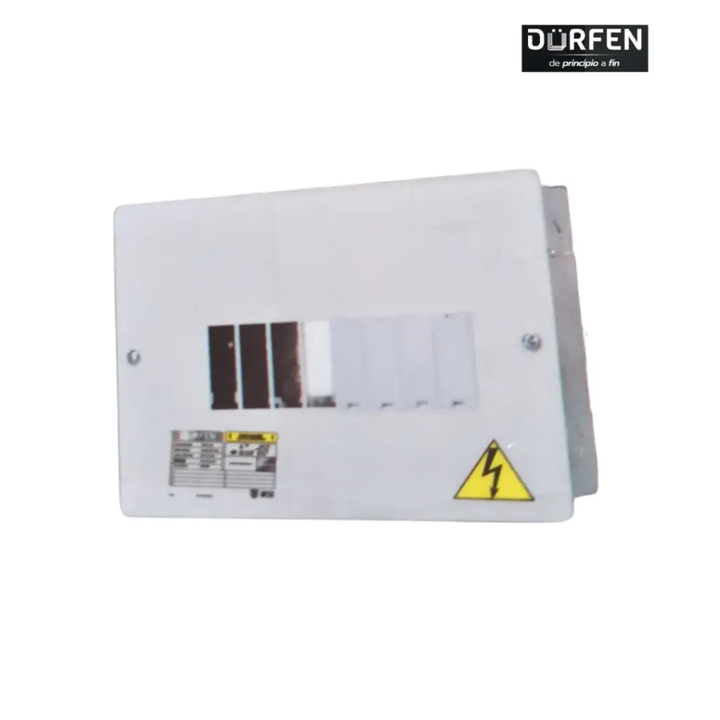 [ZFR938] Tablero Monofasico Bimetalico Tapa Lisa Metalica - 8 Puestos ZFR938