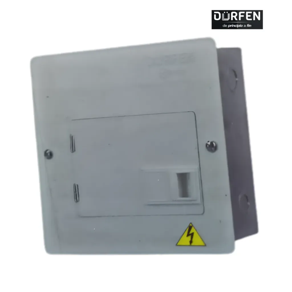 [ZFR944] Tablero Bifasico Bimetalico Tapa Con Puerta Metalica - 6 Puestos ZFR944