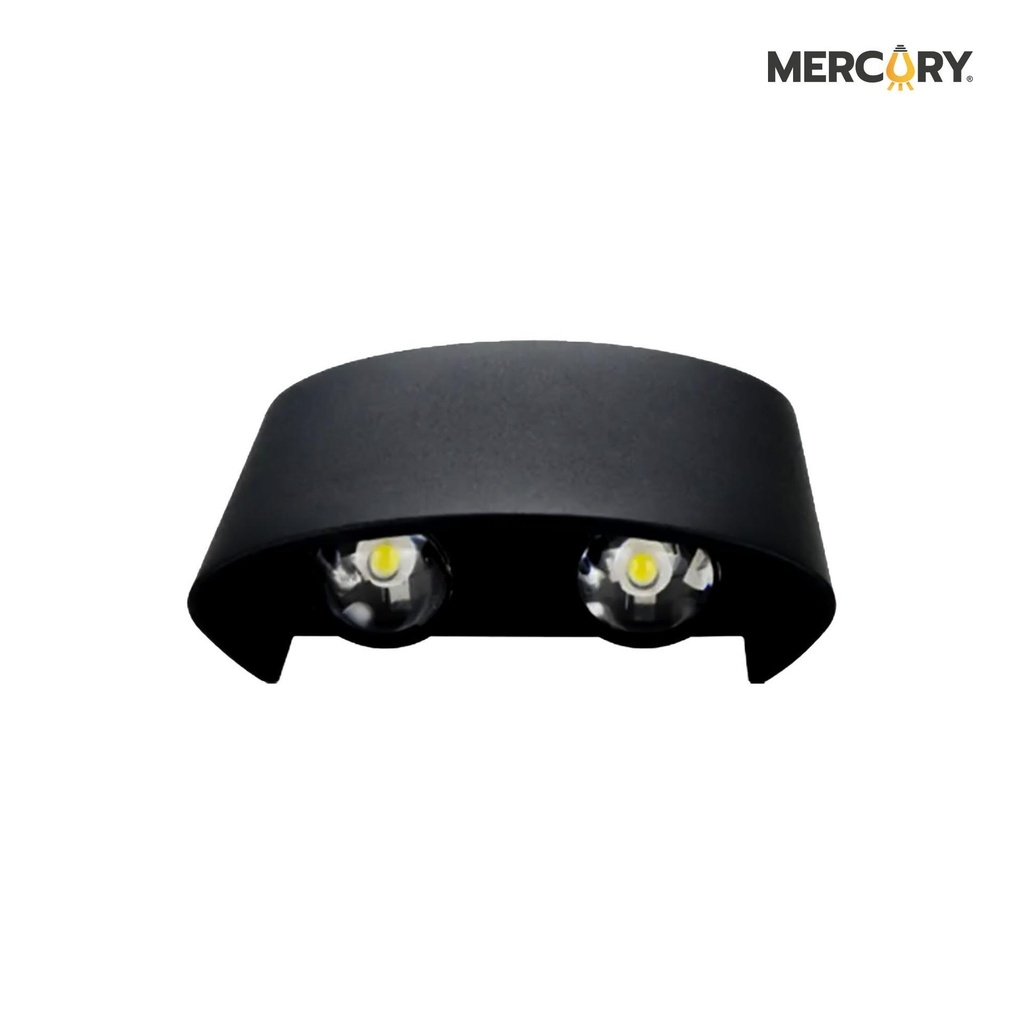 [IDL70] Aplique LED Up&down 4W Negro/3000k - Mercury Promax IDL70