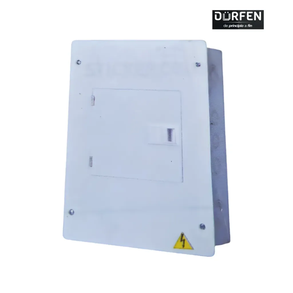 Tablero Bifasico Bimetalico Tapa Con Puerta Metalica - 12 Puestos ZFR946