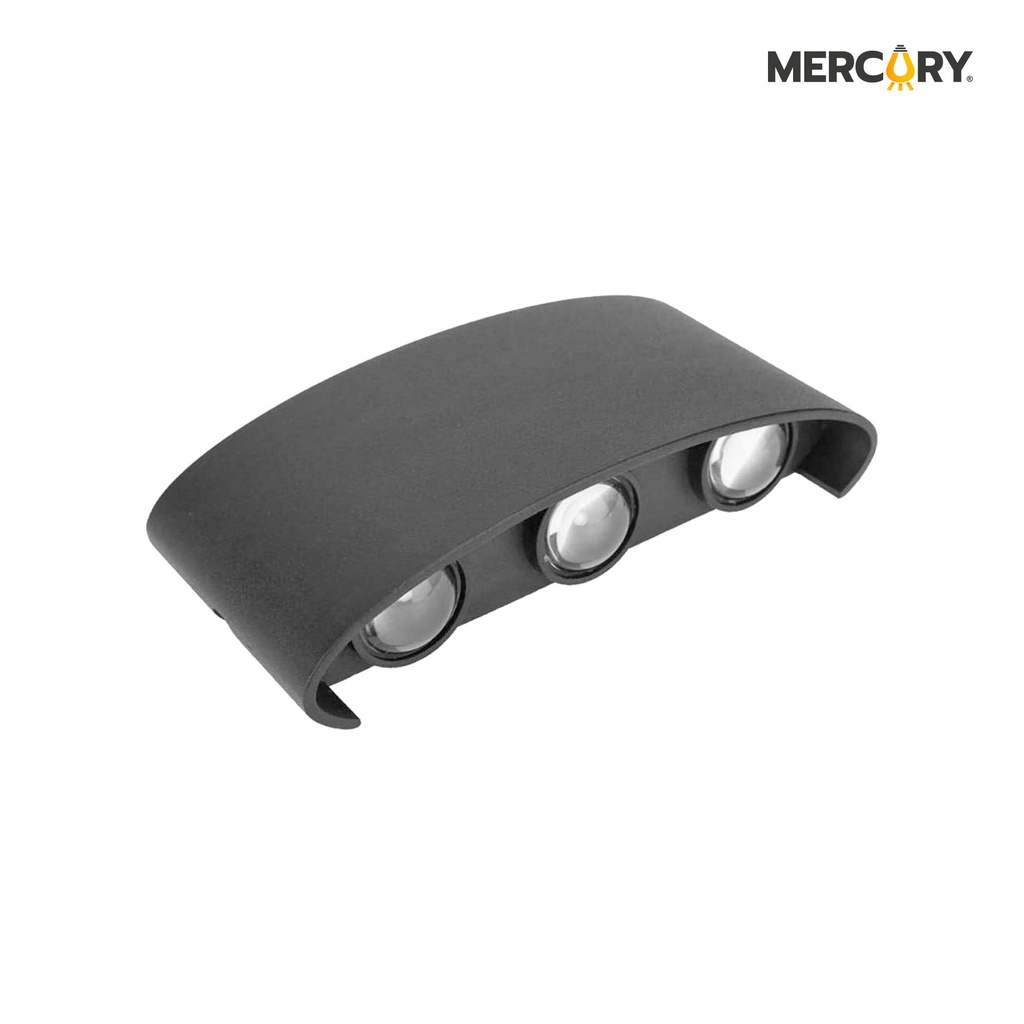 [IDL72] Aplique LED Up&down 6W Negro/3000k - Mercury Promax IDL72