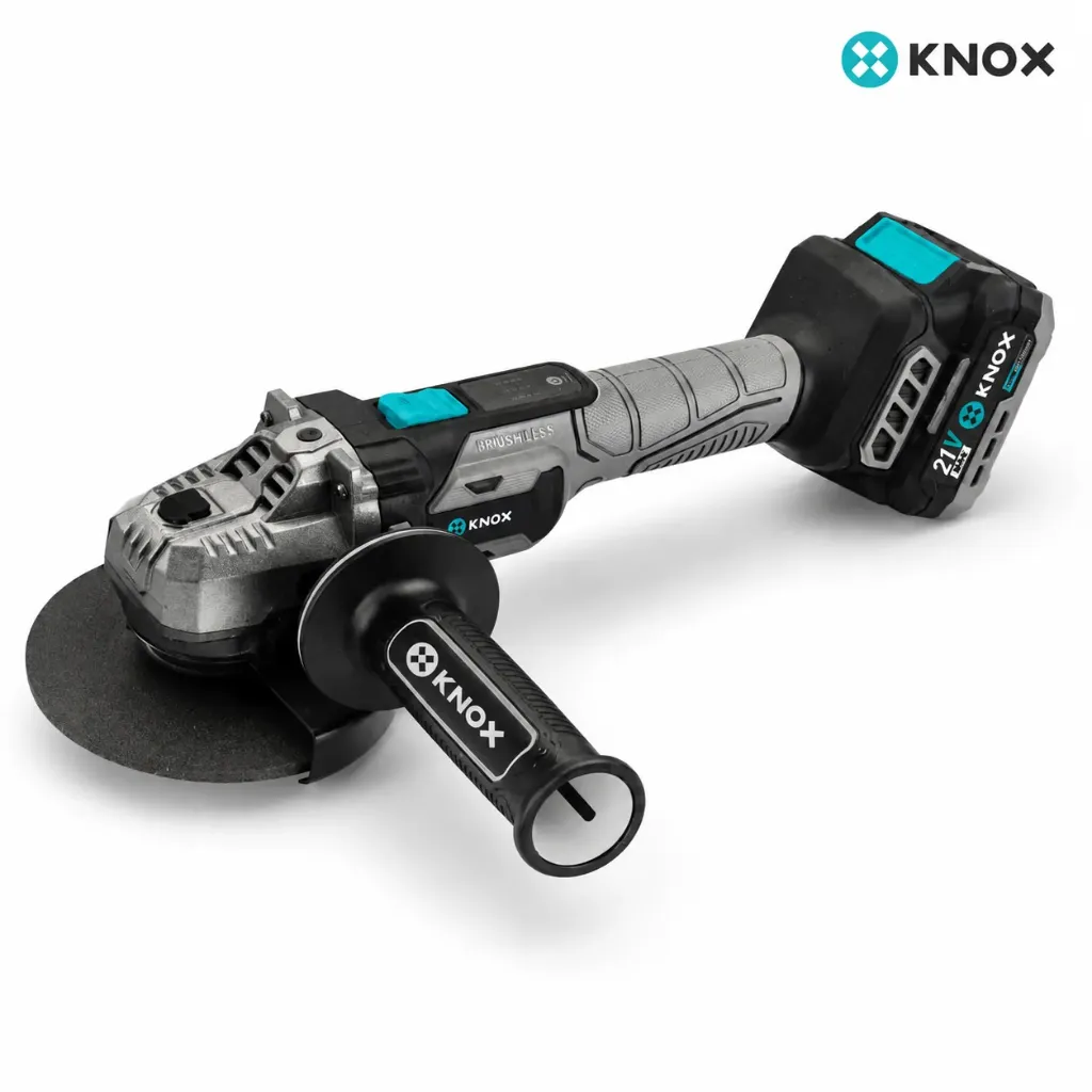 [KPT21300] Esmeriladora Angular Inalambrica 4-1/2” (115Mm) Brushless 21V - 8.500 Rpm KNOX KPT21300