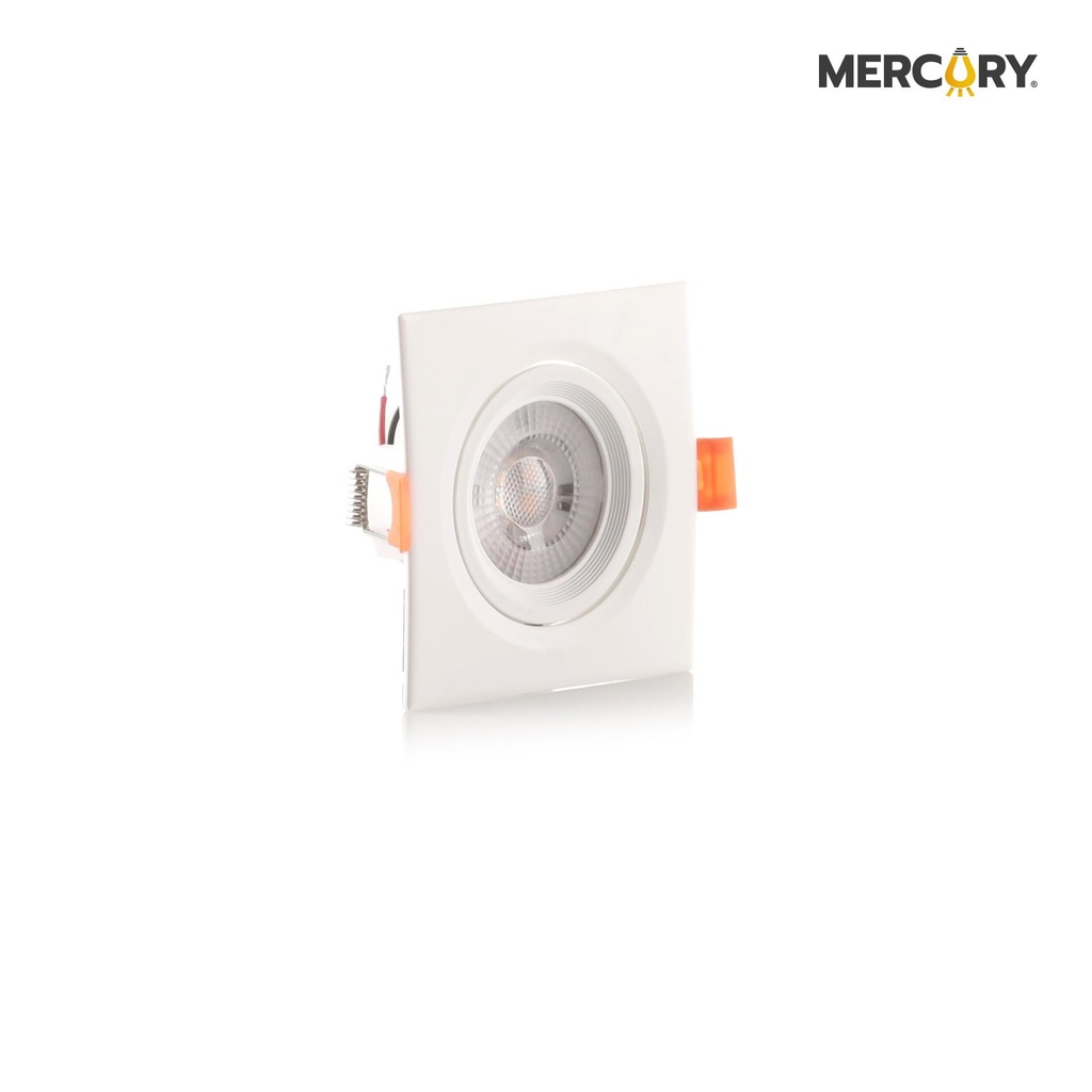 Bala led 7w 3000k blanca cuadrada Mercury Promax - ipl133