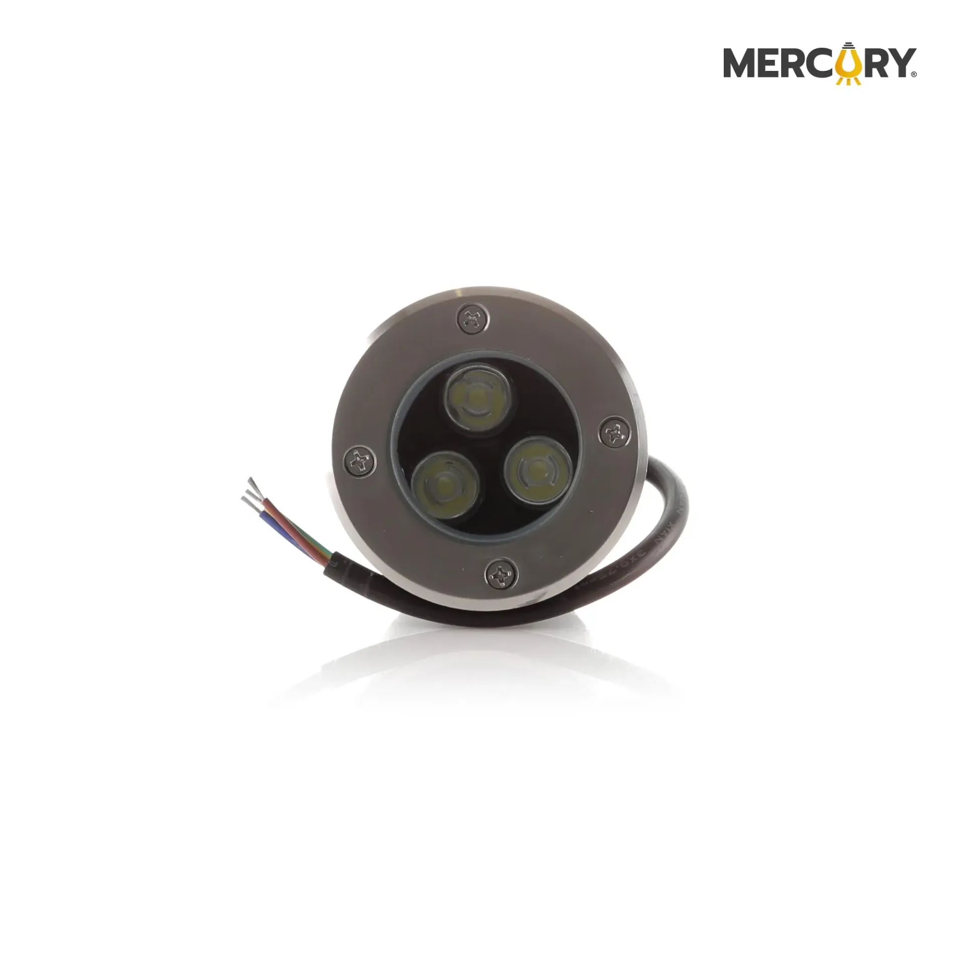 Bala LED de Piso 3W 6500K Satin Redonda - Mercury Promax IPL103