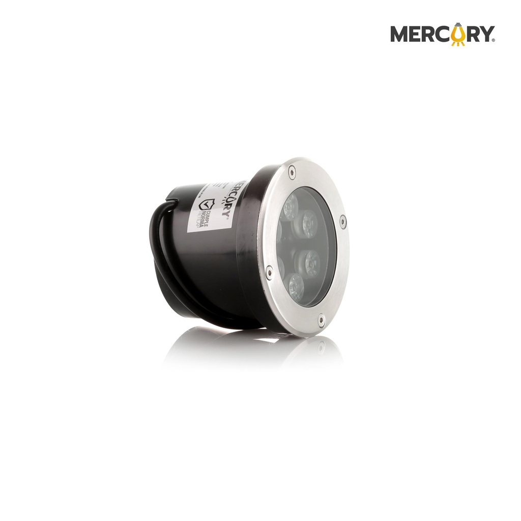 [IPL106] Bala LED de Piso 6W 3000K Satin Redonda - Mercury Promax IPL106